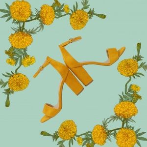 Marigold Block Heel Sandals